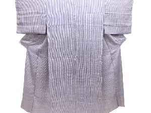 大正ロマン　紋錦紗枡に十字模様単衣着物